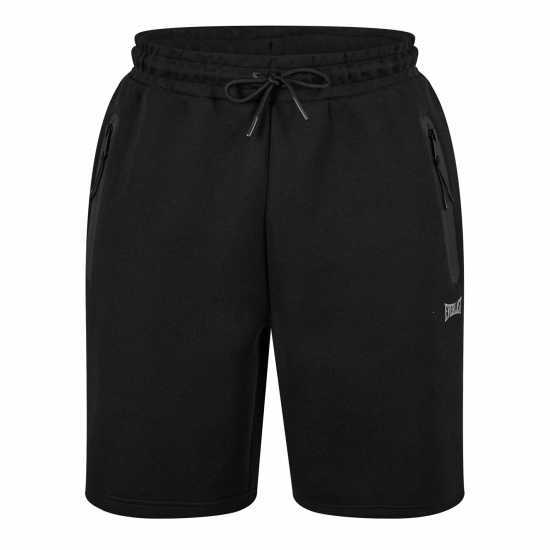 Мъжки Къси Панталони Полар Everlast Tech Fleece Short Mens Черно Мъжки къси панталони
