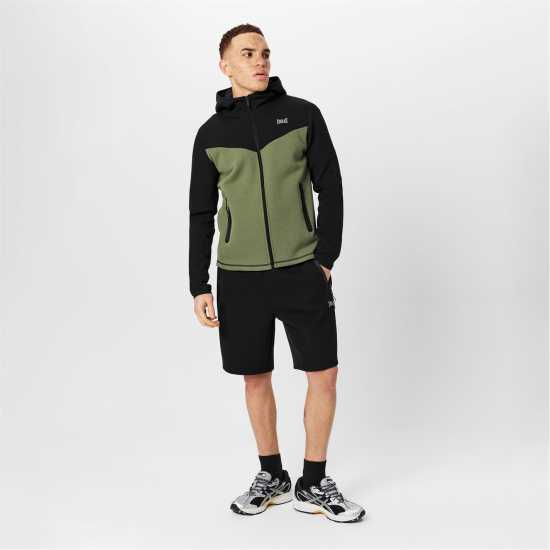 Мъжки Къси Панталони Полар Everlast Tech Fleece Short Mens Черно Мъжки къси панталони