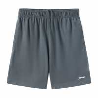 Slazenger Детски Шорти Jersey Shorts Junior Slate Детски къси панталони