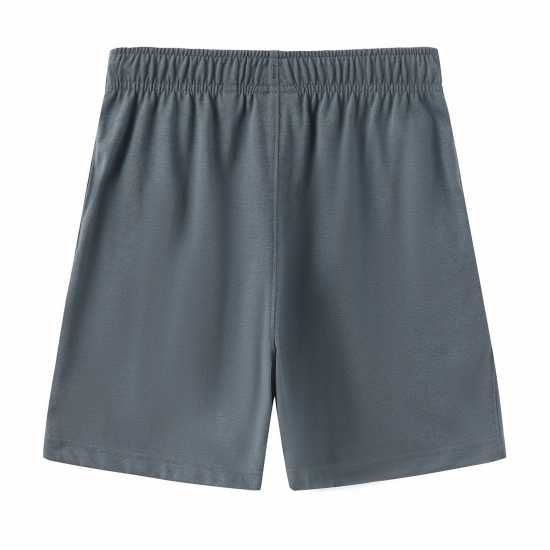 Slazenger Детски Шорти Jersey Shorts Junior Slate Детски къси панталони
