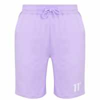 11 Degrees Core Sweatshorts Pastel Lilac Мъжки къси панталони