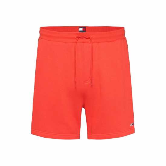 Tommy Jeans Men's Fleece Jogger Shorts Ярко червен 