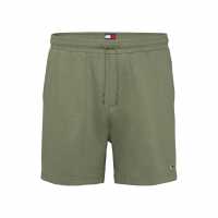 Tommy Jeans Men's Fleece Jogger Shorts Аруба Зелено 