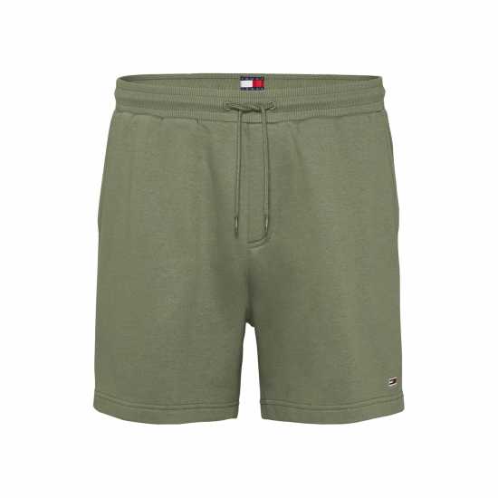 Tommy Jeans Men's Fleece Jogger Shorts Аруба Зелено 