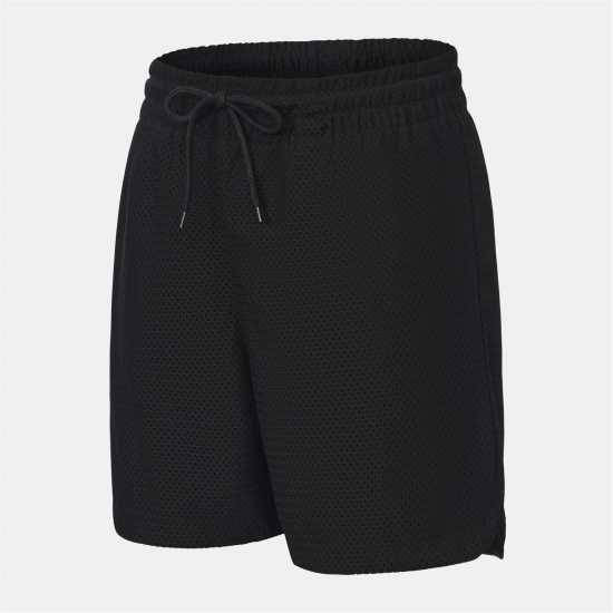 Мъжки къси панталони Lonsdale Mesh Short Mens Black Lonsdale Mesh Short Mens Black Мъжки къси панталони