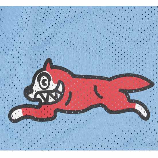 Icecream Ic Run Dog Mesh Shrt Sn63 Light Blue 