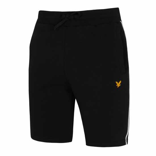 Lyle And Scott Sport Sport Piping Shorts True Black 572 - Мъжко облекло за едри хора