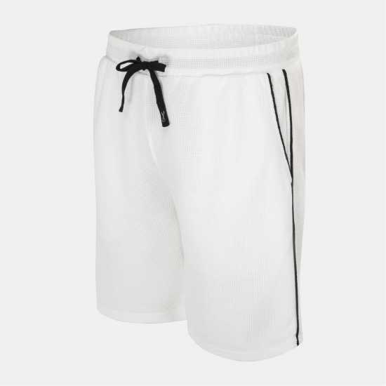 Fabric Мъжки Шорти Waffle Shorts Mens White 