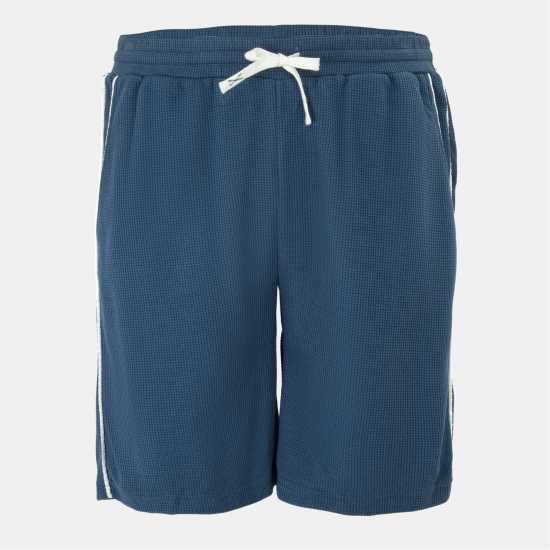Fabric Мъжки Шорти Waffle Shorts Mens Dark Blue 