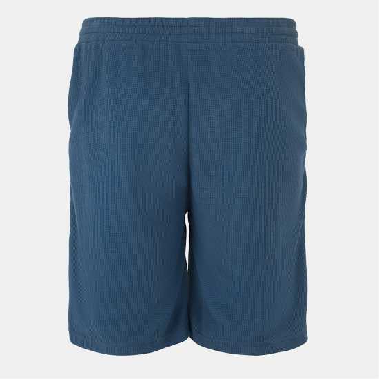 Fabric Мъжки Шорти Waffle Shorts Mens Dark Blue 