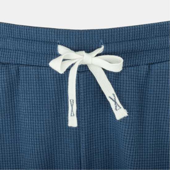 Fabric Мъжки Шорти Waffle Shorts Mens Dark Blue 