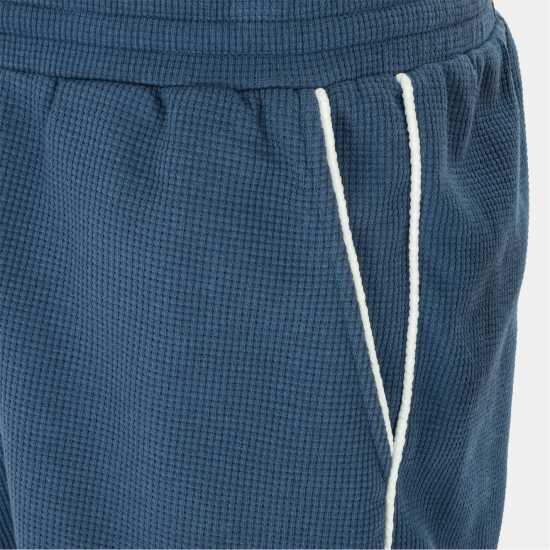 Fabric Мъжки Шорти Waffle Shorts Mens Dark Blue 