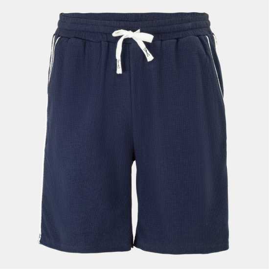 Fabric Мъжки Шорти Waffle Shorts Mens Navy 