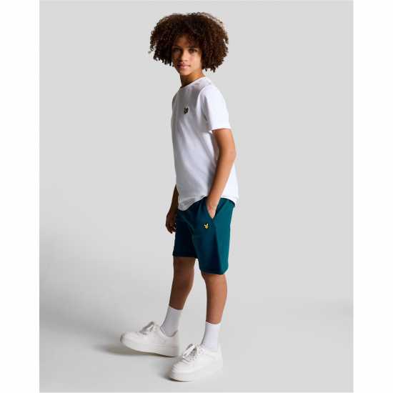 Lyle And Scott Kids' Fleece Jogger Shorts  