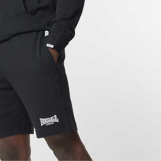 Lonsdale Jersey Lounge Shorts Black Мъжки къси панталони