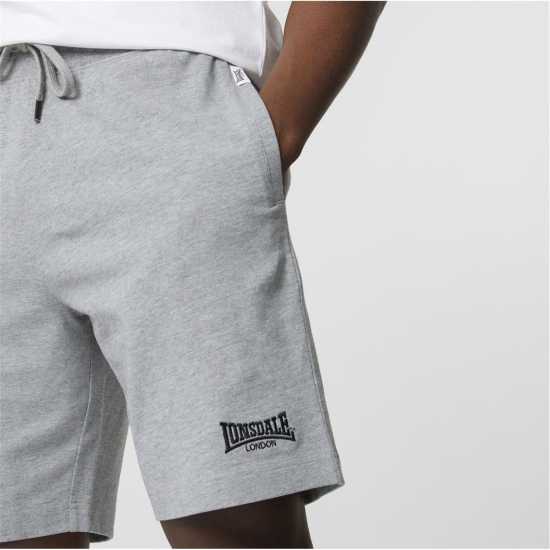 Lonsdale Jersey Lounge Shorts Светло сиво Мъжки къси панталони