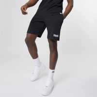Lonsdale Jersey Lounge Shorts Черно Мъжки къси панталони