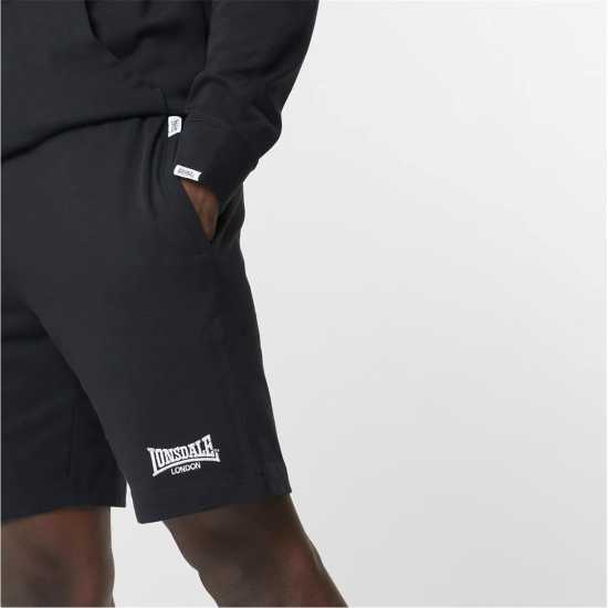 Lonsdale Jersey Lounge Shorts Black Мъжки къси панталони