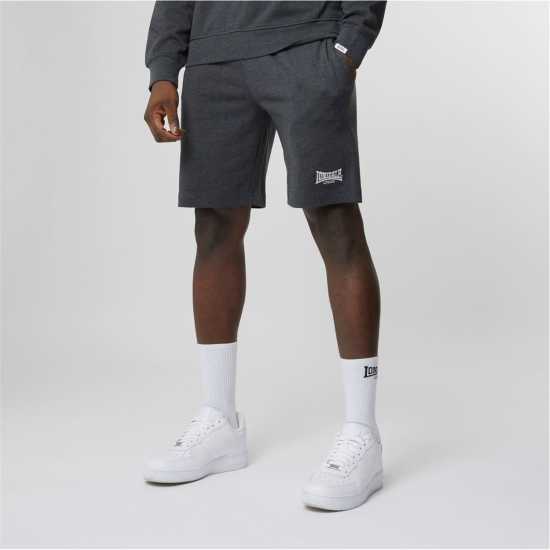 Lonsdale Jersey Lounge Shorts Тъмно сиво марл Мъжки къси панталони