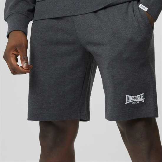 Lonsdale Jersey Lounge Shorts Charcoal Marl Мъжки къси панталони