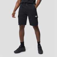 Lonsdale Cargo Shorts Black Мъжко облекло за едри хора