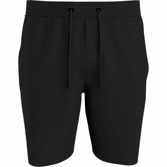 Tommy Hilfiger Th Tech Essentials Sweatshorts Black BDS - Мъжки къси панталони
