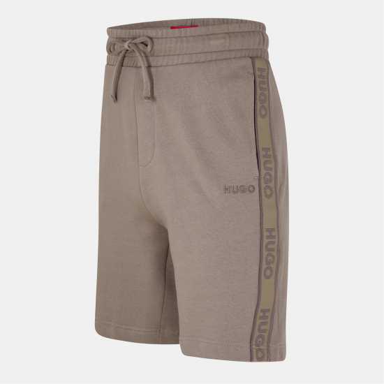 Hugo Boss Hugo Mens Hugo Bodywear Sporty Logo Shorts With Logo Tape Detail Бежово 
