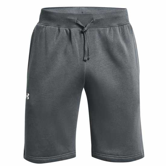 Мъжки къси панталони Under Armour Armour UA Rival Fleece Shorts Men's Черно сиво Under Armour Armour UA Rival Fleece Shorts Men's Черно сиво Мъжки къси панталони