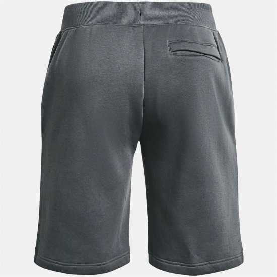 Under Armour Rival Cotton Shorts Pitch Gray Мъжко облекло за едри хора