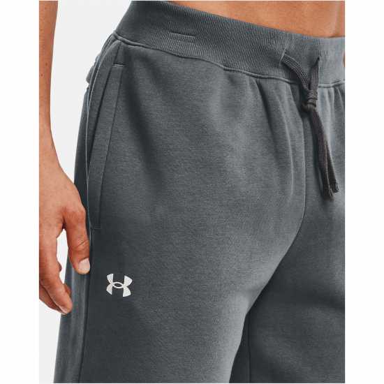 Мъжки къси панталони Under Armour Armour UA Rival Fleece Shorts Men's Черно сиво Under Armour Armour UA Rival Fleece Shorts Men's Черно сиво Мъжки къси панталони