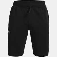 Under Armour Rival Cotton Shorts Black Мъжко облекло за едри хора