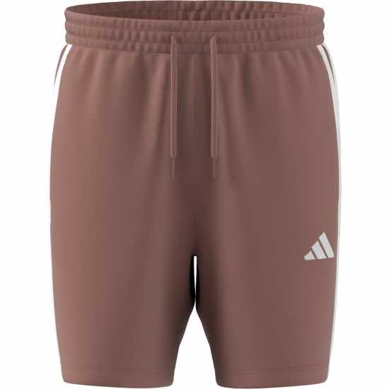 Adidas Мъжки Шорти Полар Essentials 3 Stripe Fleece Shorts Mens Топла глина Мъжки къси панталони