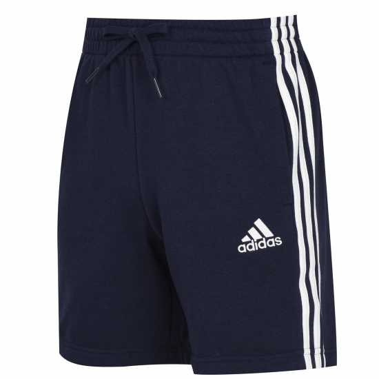Мъжки къси панталони Adidas Мъжки Шорти Полар Essentials 3 Stripe Fleece Shorts Mens Морско синьо/Бяло Adidas Мъжки Шорти Полар Essentials 3 Stripe Fleece Shorts Mens Морско синьо/Бяло Мъжки къси панталони