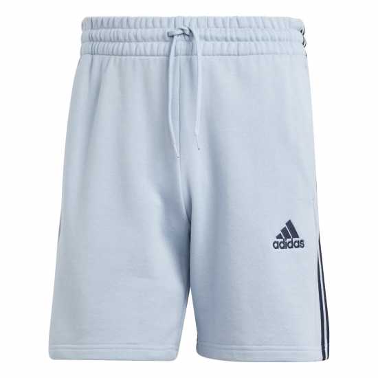 Adidas Мъжки Шорти Полар Essentials 3 Stripe Fleece Shorts Mens Чудесно синьо Мъжки къси панталони