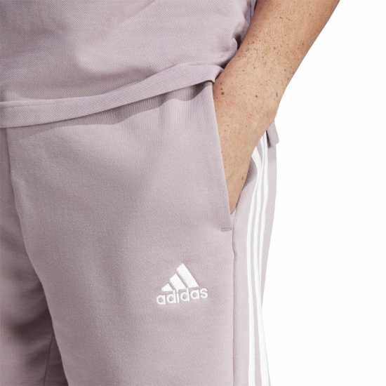 Adidas Мъжки Шорти Полар Essentials 3 Stripe Fleece Shorts Mens Предишно Фиг Мъжки къси панталони