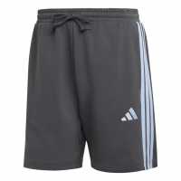Adidas Мъжки Шорти Полар Essentials 3 Stripe Fleece Shorts Mens  