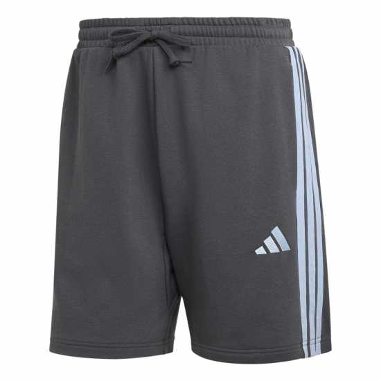 Adidas Мъжки Шорти Полар Essentials 3 Stripe Fleece Shorts Mens  