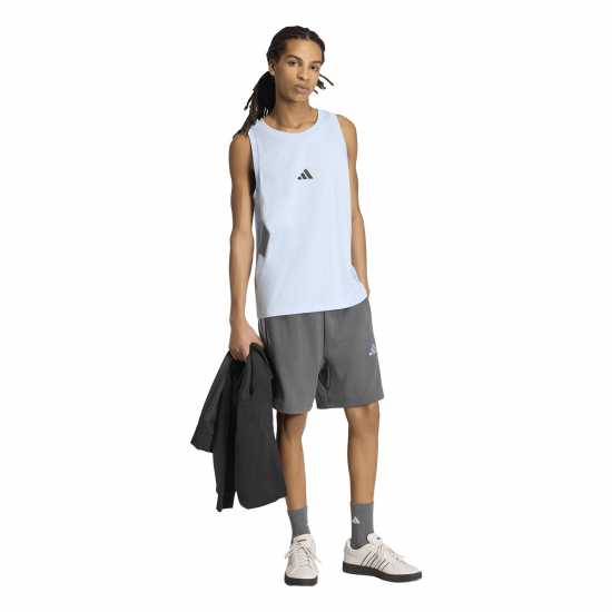 Adidas Мъжки Шорти Полар Essentials 3 Stripe Fleece Shorts Mens  