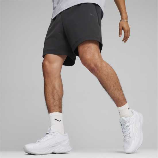 Puma Pumatech Fleece Jogger Shorts Черно Пума 