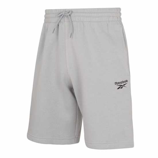 Reebok Мъжки Шорти Id Logo Shorts Mens Grey - Мъжко облекло за едри хора