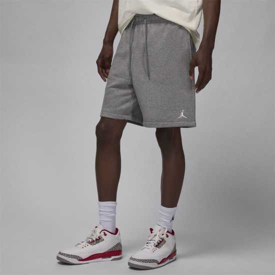 Мъжки Шорти Полар Air Jordan Brooklyn Fleece Shorts Mens Въглероден/Бял Мъжки къси панталони