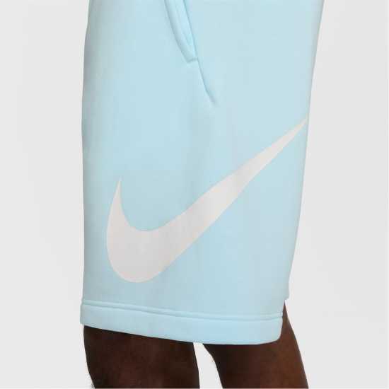 Nike Sportswear Club Men's Graphic Shorts Глакиер Син Мъжки къси панталони