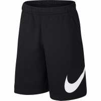 Nike Sportswear Club Men's Graphic Shorts Черно/Бяло 