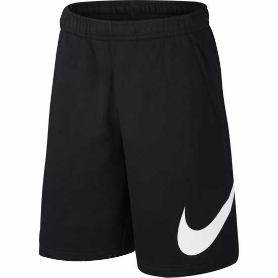 Nike Sportswear Club Men's Graphic Shorts Черно/Бяло 