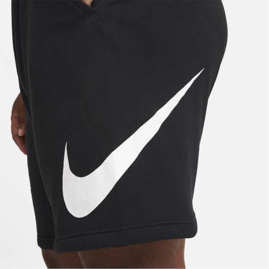 Nike Sportswear Club Men's Graphic Shorts Черно/Бяло 