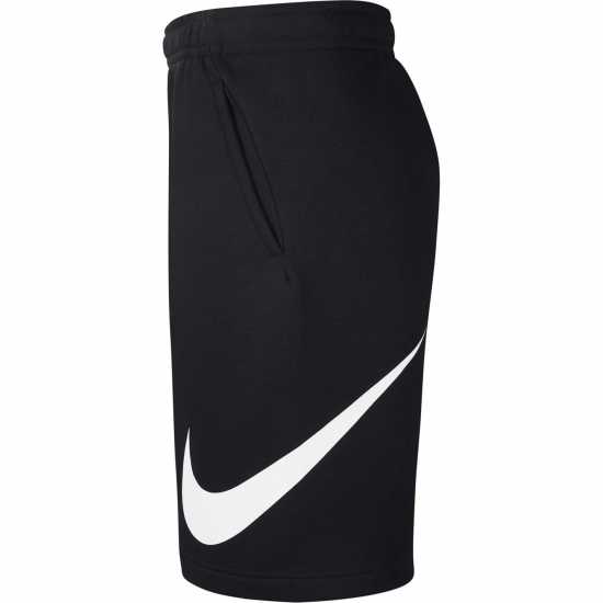 Nike Sportswear Club Men's Graphic Shorts Черно/Бяло 