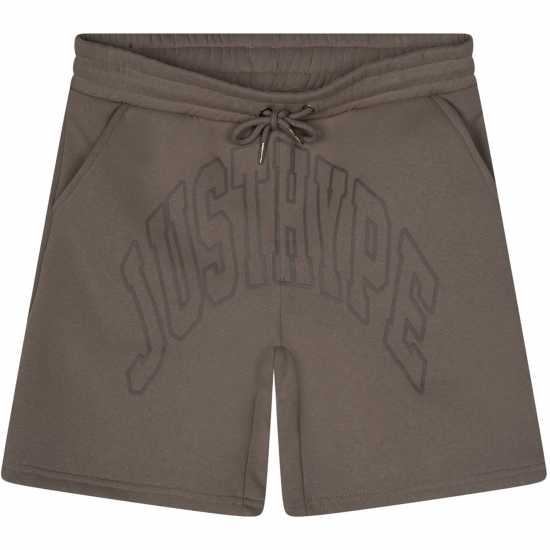 Hype Fleece Jogger Shorts Кафяво 