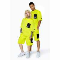 Hype Fleece Jogger Shorts Жълто 