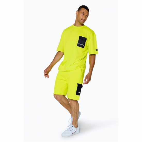 Hype Fleece Jogger Shorts Жълто 