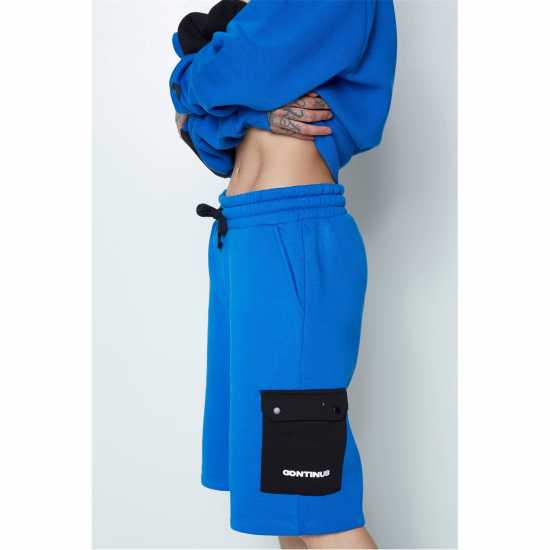 Hype Fleece Jogger Shorts Синьо 